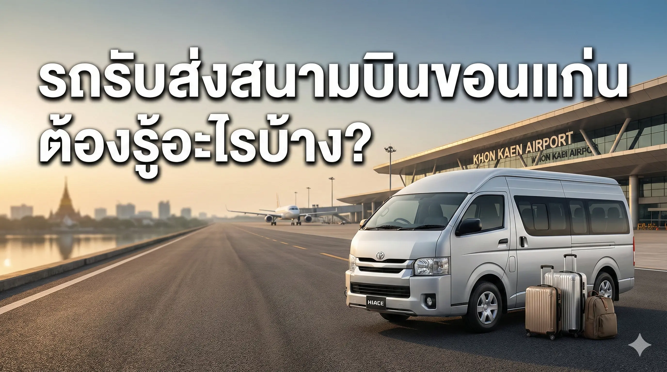 รถรับส่งสนามบินขอนแก่น: คู่มือฉบับเต็มสำหรับนักท่องเที่ยว