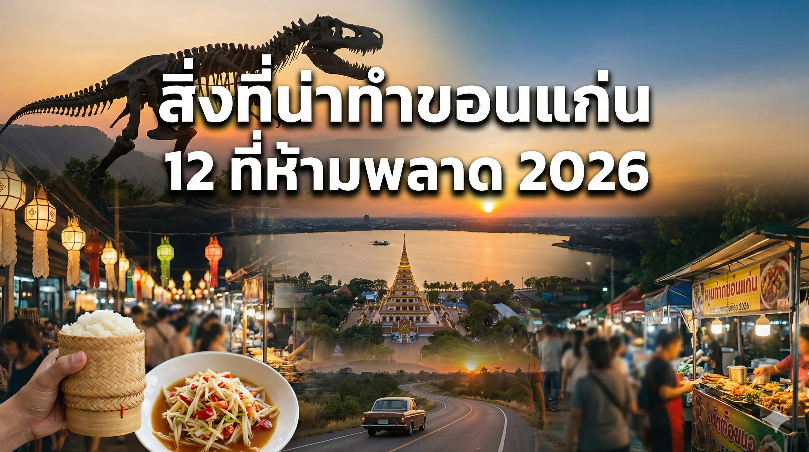 สิ่งที่น่าทำขอนแก่น: 12 สถานที่ท่องเที่ยวที่ห้ามพลาด 2026